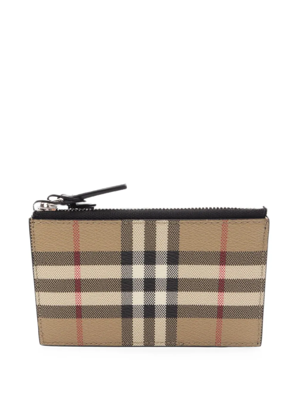 Burberry Pre-Owned 2020s Vintage Check card holder - Nude