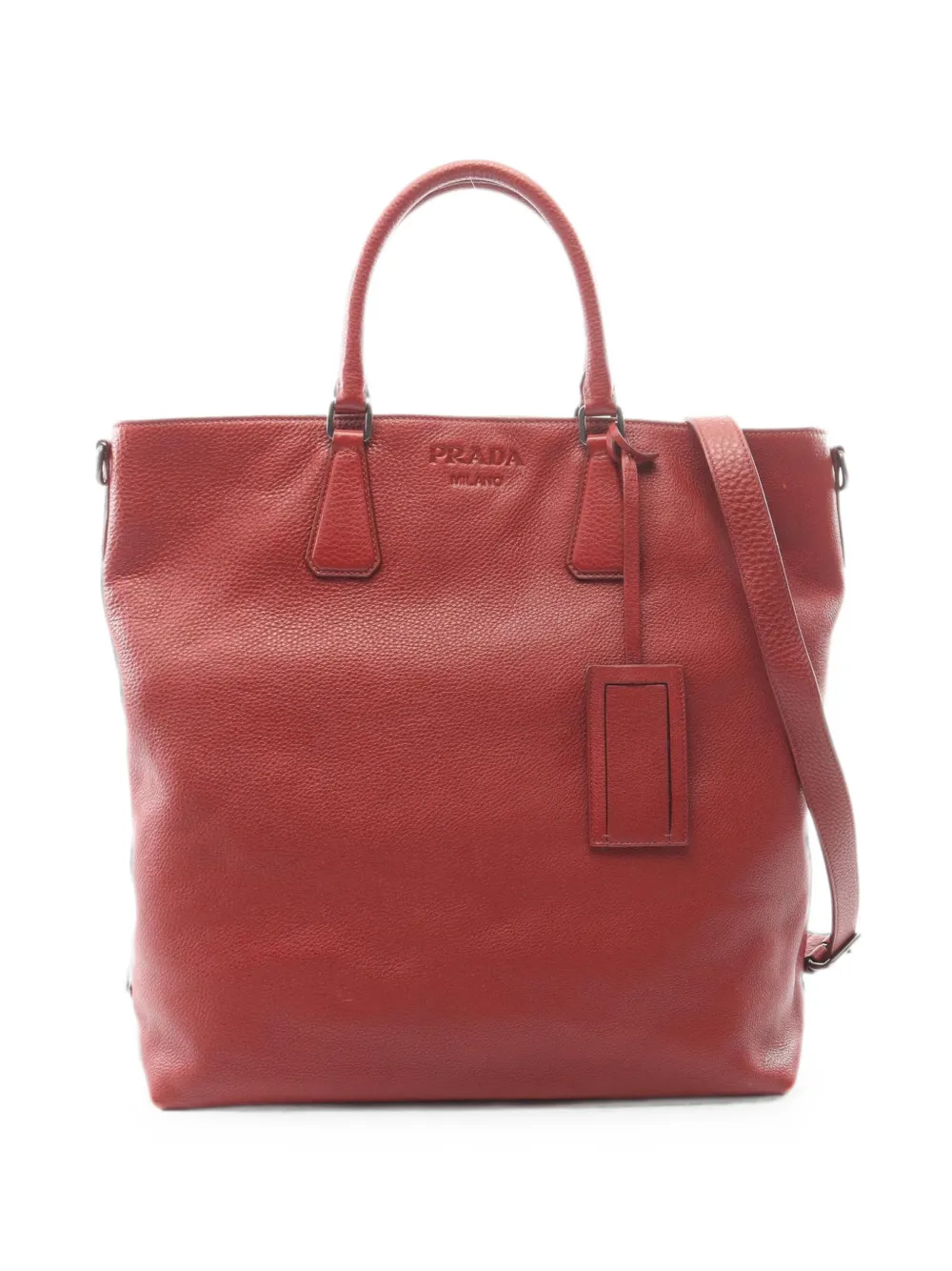 Prada Pre-Owned 2000s leather tote bag - Rot