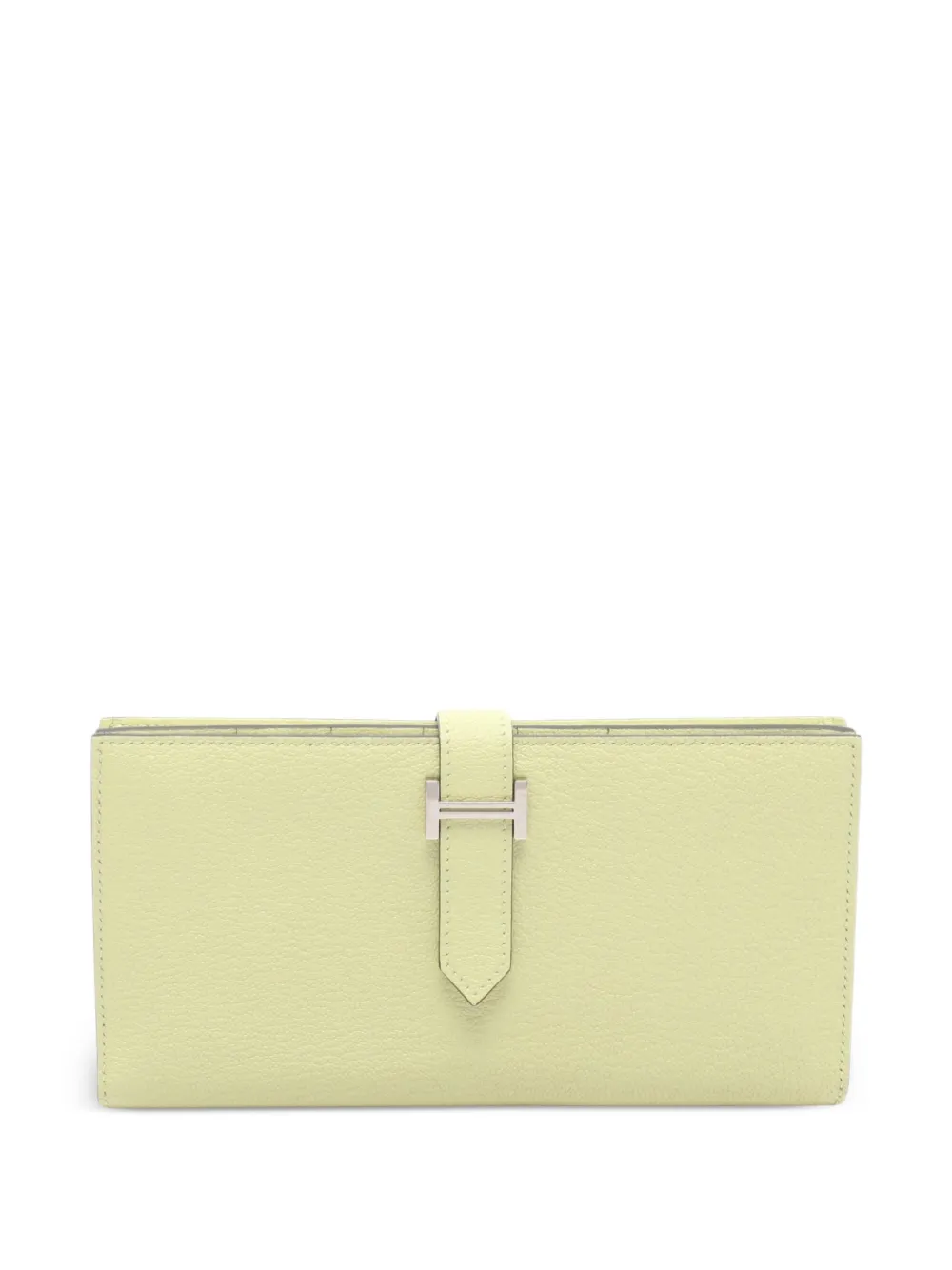 Hermès Pre-Owned 2021 Bearn Souffle bi-fold wallet - Giallo