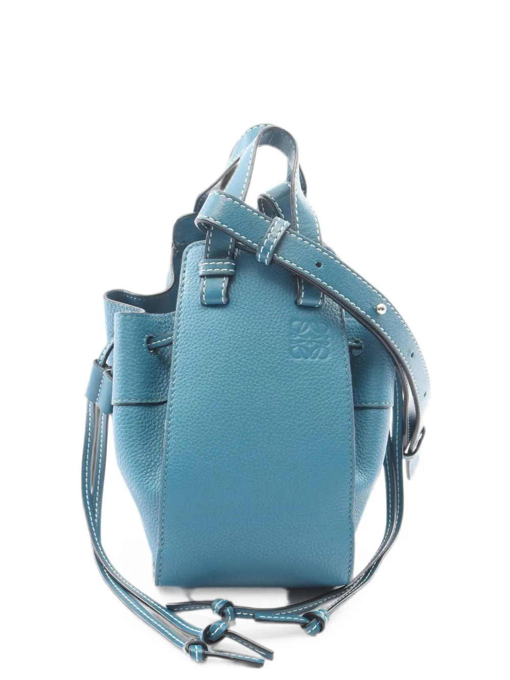 Loewe Pre-Owned 2000s mini Hammock drawstring 2Way tote bag - Blau