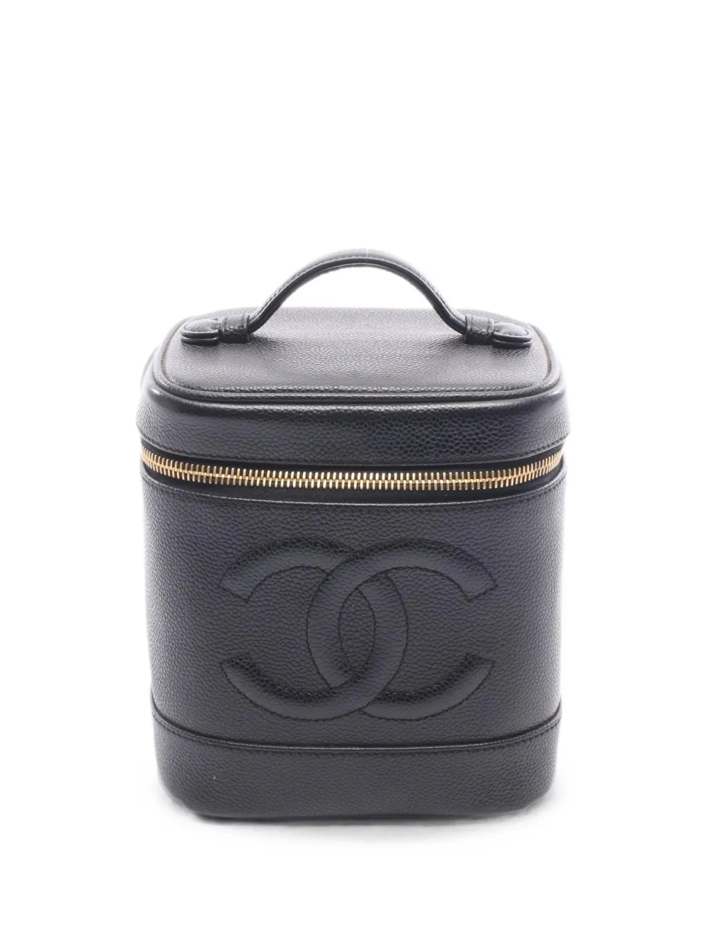 CHANEL Pre-Owned 2002-2003 CC mark vanity bag - Schwarz