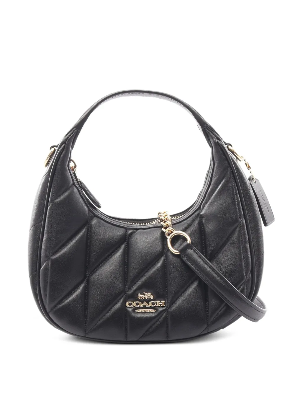 Coach Vintage 2010s mini Carmen quilted handbag - Schwarz