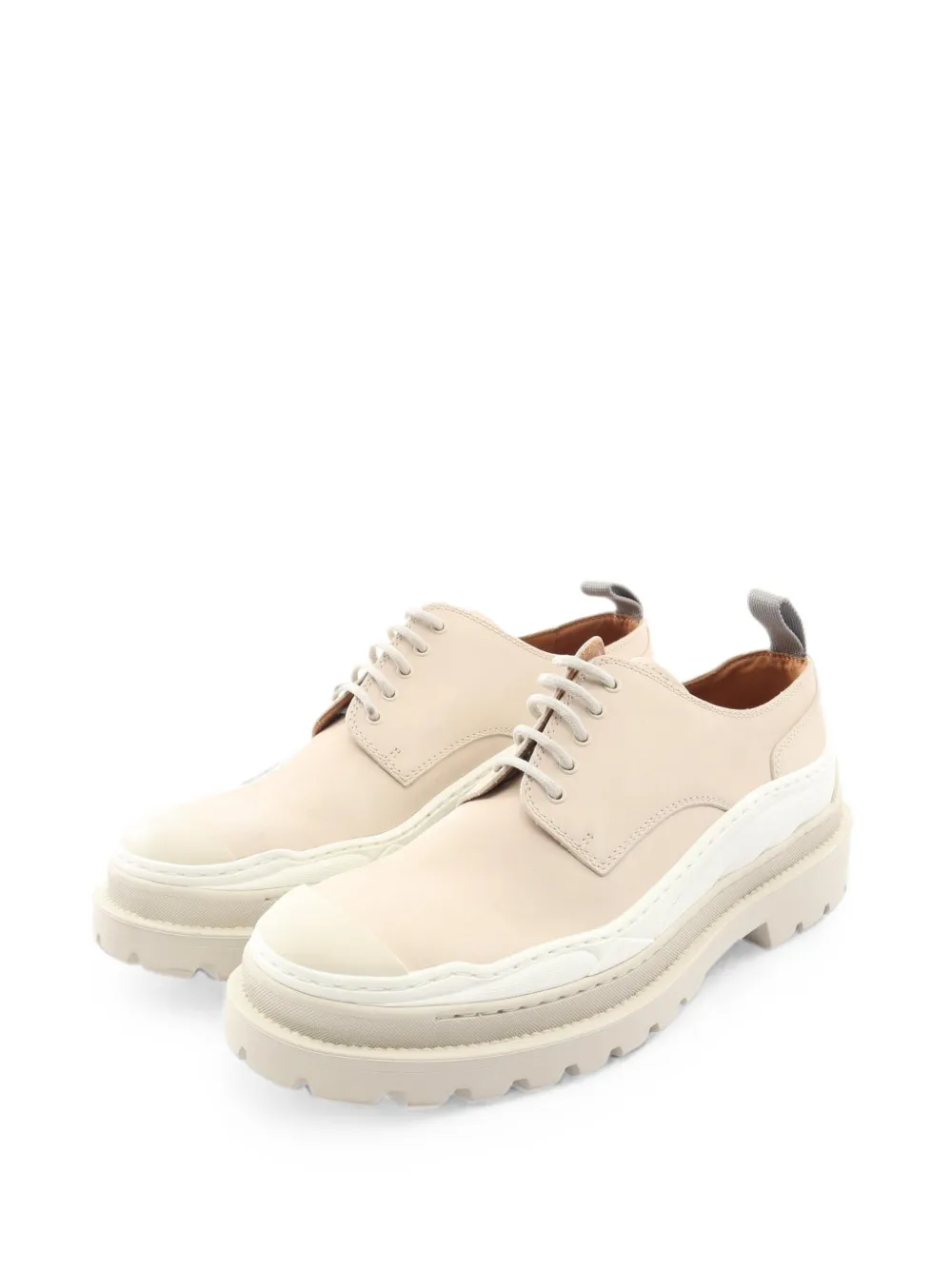 Christian Dior Pre-Owned 2010s Sacai platform derby shoes - Toni neutri