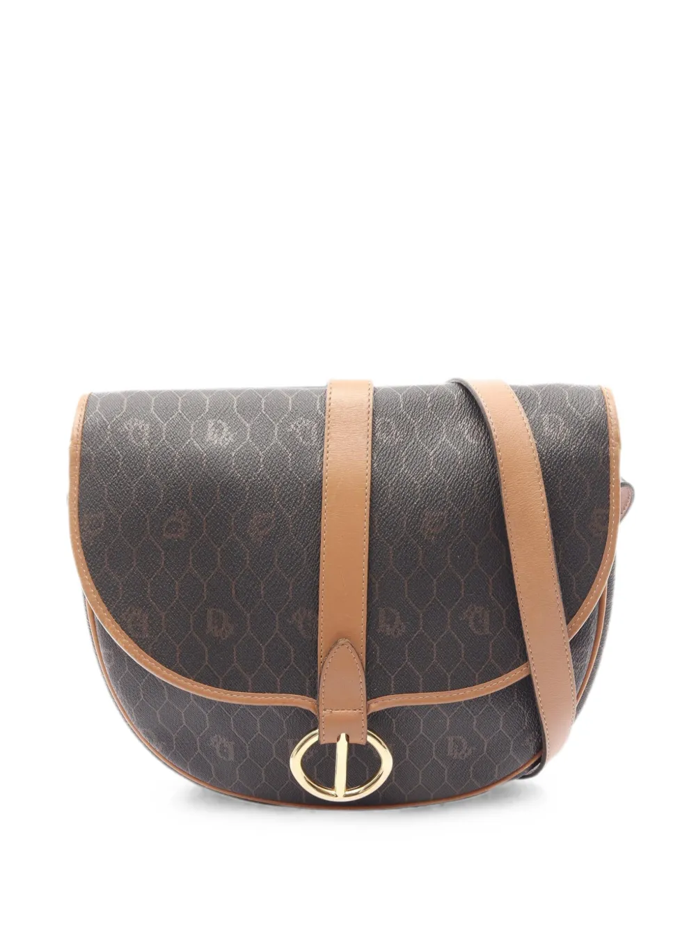 Christian Dior Pre-Owned 2000s honeycomb-pattern shoulder bag - Schwarz