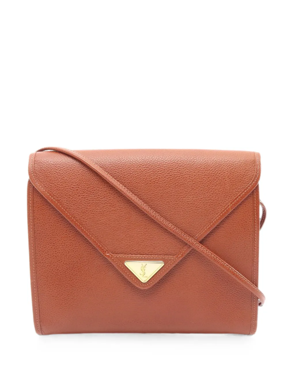 Saint Laurent Pre-Owned 2000s envelope shoulder bag - Marrone