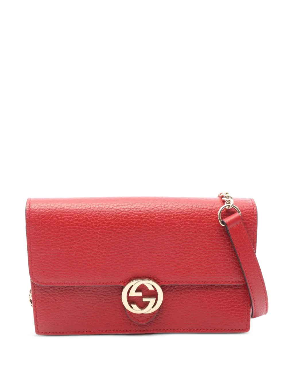 Gucci Pre-Owned 2010s Interlocking G wallet bag - Rosso