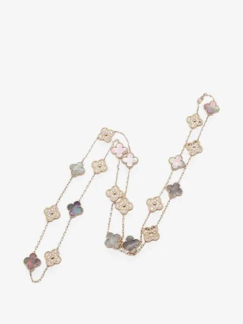Van Cleef & Arpels Pre-Owned collar Alhambra con diamante 2010