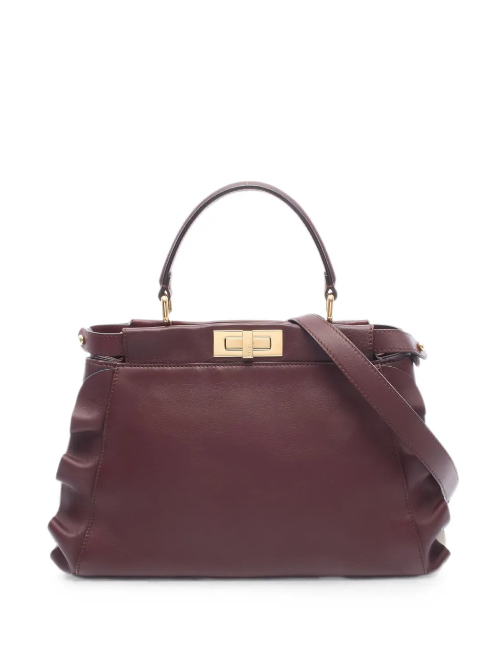Fendi Pre-Owned 2010s Peekaboo Wave tote bag - Rosso
