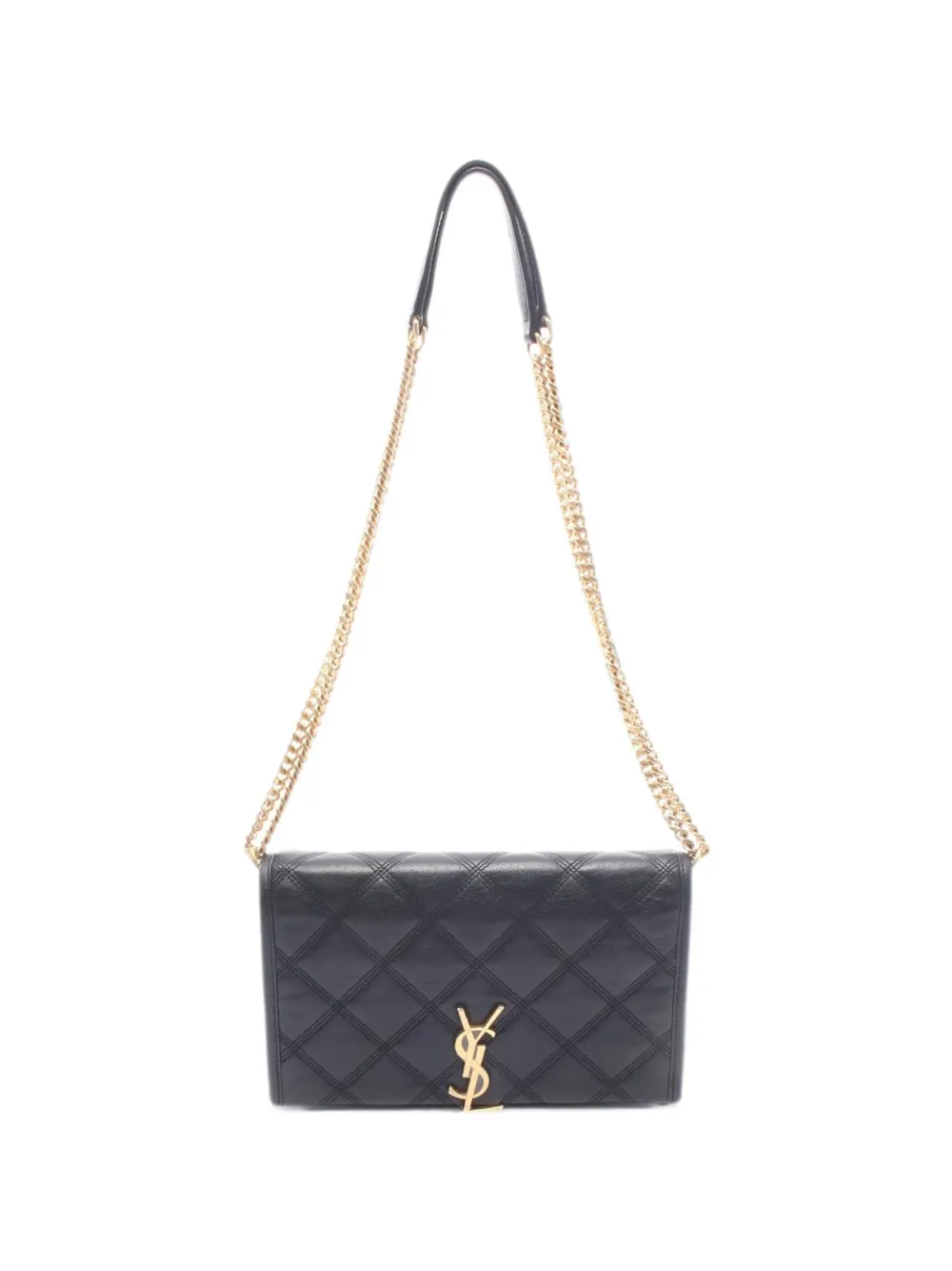 Saint Laurent Pre-Owned 2010s Becky chain shoulder bag - Schwarz