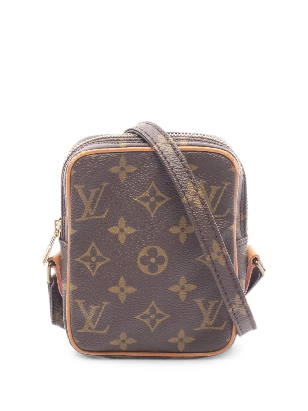 Louis Vuitton Pre-Owned 1989 mini Danube Monogram shoulder bag - Marrone