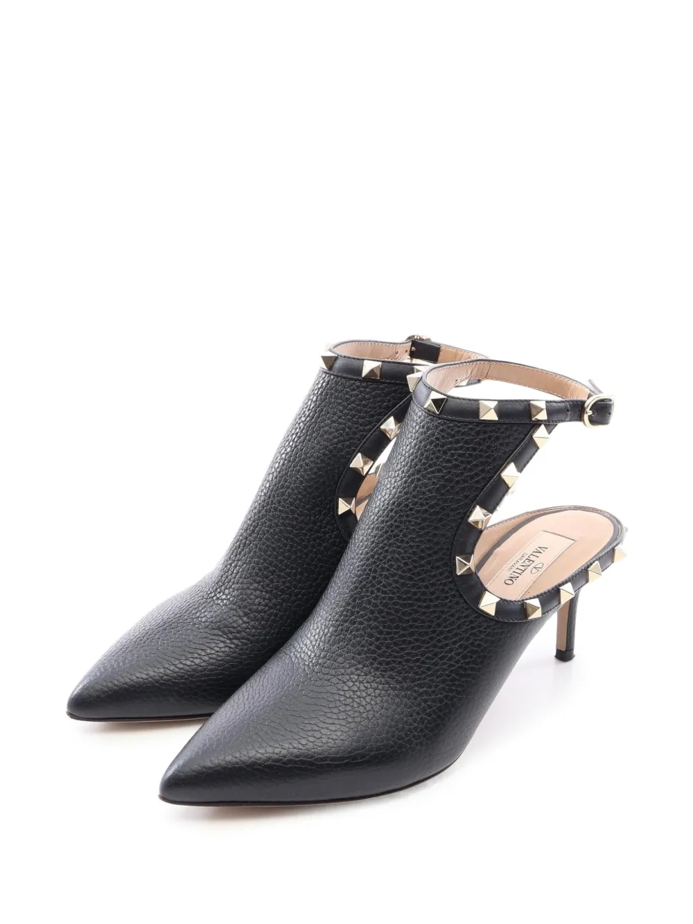 Valentino Garavani Pre-Owned 2010s Rockstud pointed-toe ankle boots - Schwarz