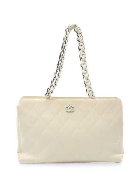 CHANEL Pre-Owned 2000-2002 matelassé chain tote bag