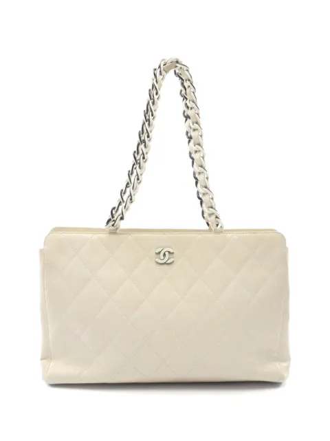 CHANEL Pre-Owned 2000-2002 matelassé chain tote bag