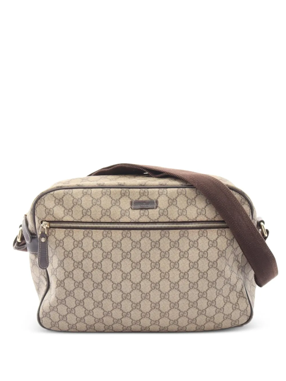 Gucci Pre-Owned 2000s GG Supreme shoulder bag - Toni neutri