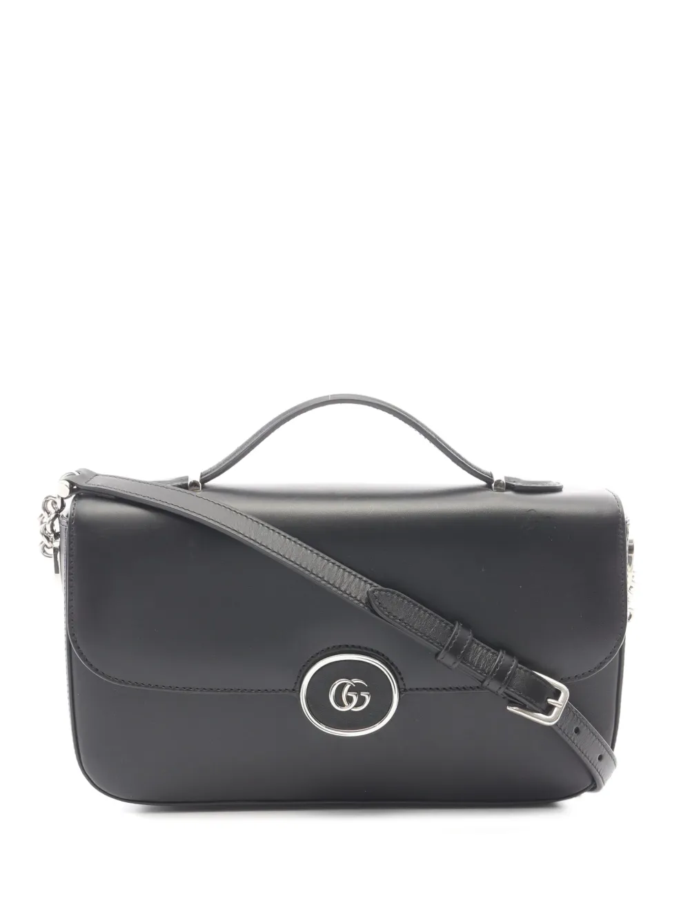 Gucci Pre-Owned 2010s Petit GG shoulder bag - Nero