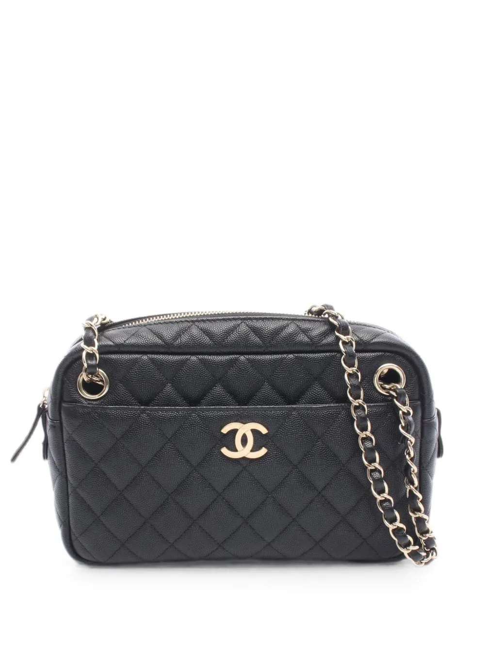 CHANEL Pre-Owned 2020-2021 matelassé shoulder bag - Schwarz