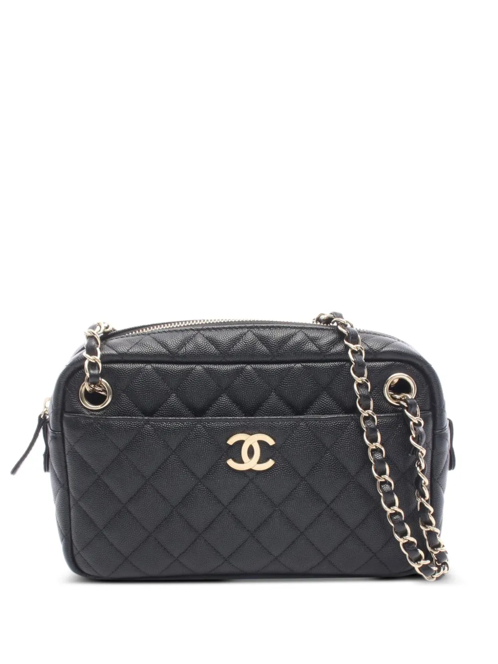 CHANEL Pre-Owned 2020-2021 matelassé shoulder bag - Nero