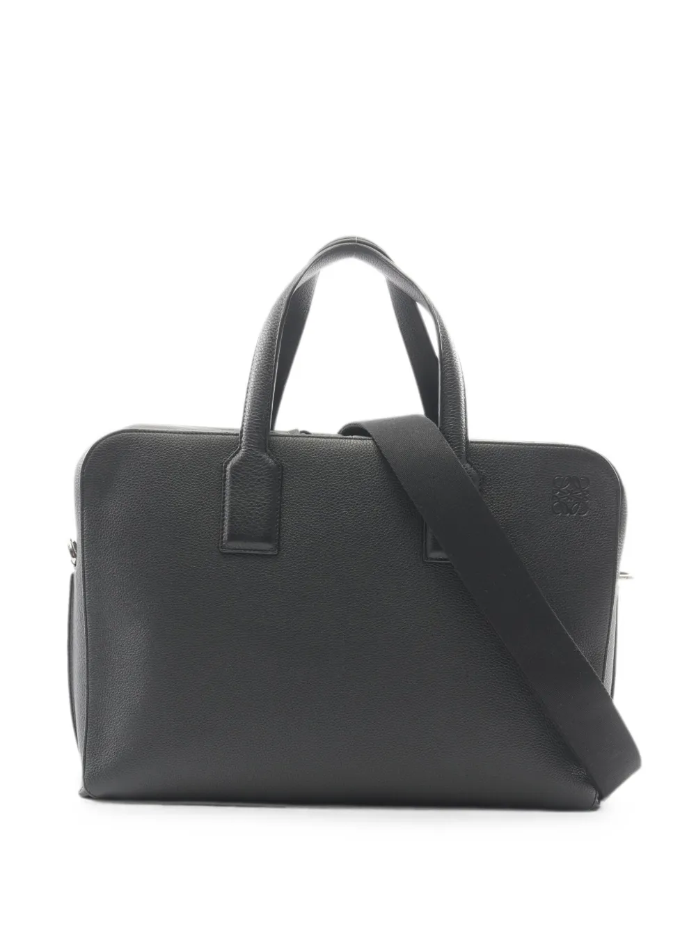 Loewe Pre-Owned 2010s Goya slim 2-Way briefcase - Nero