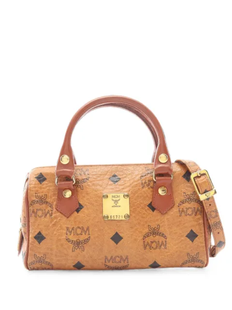 MCM Pre-Owned 2000s Boston Visetos 2WAY mini bag