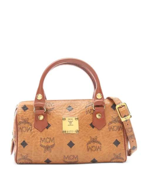 MCM Pre-Owned bolsa Boston Visetos 2WAY mini 2000