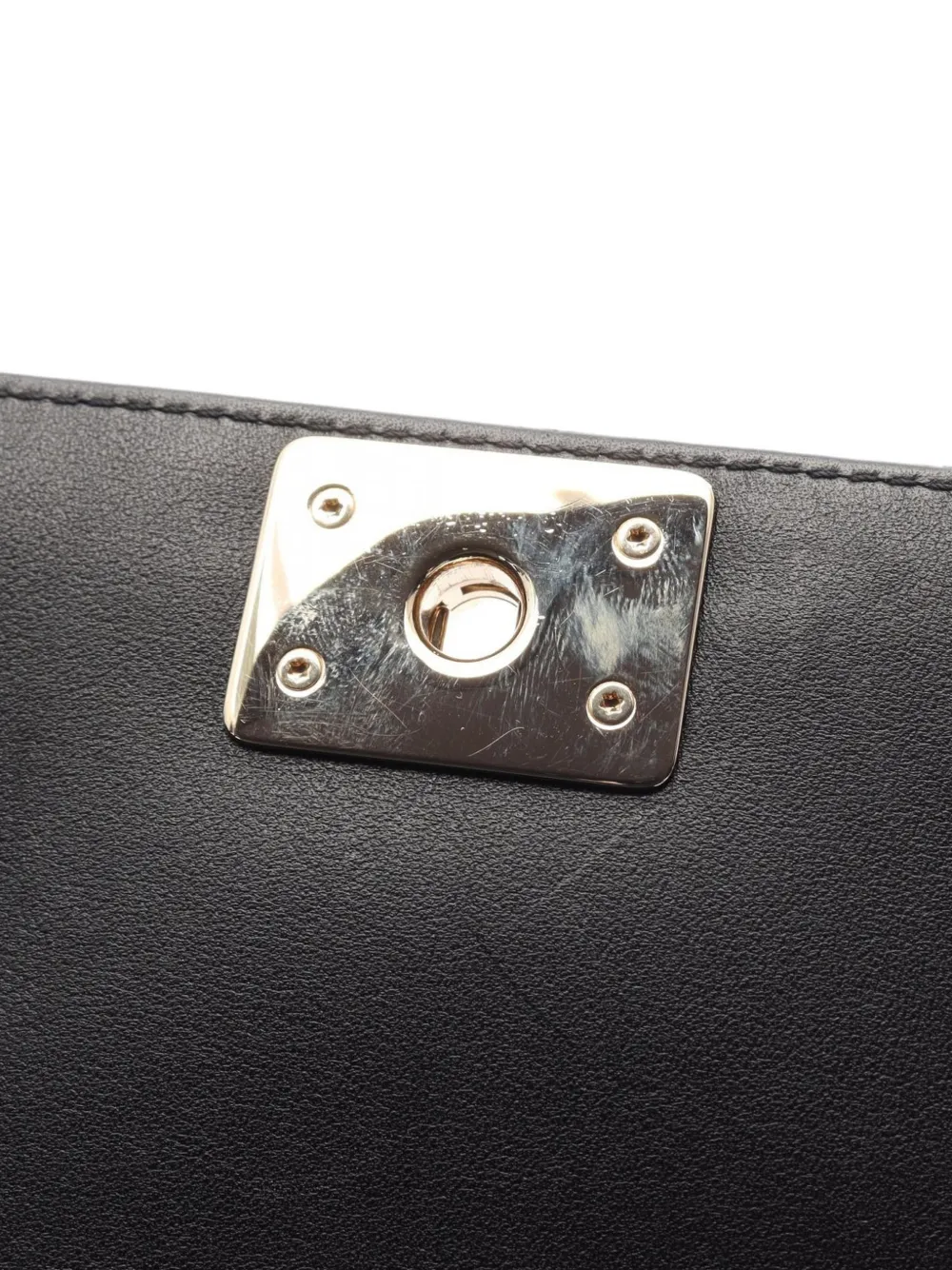CHANEL Pre-Owned Boy schoudertas met chevron streep Zwart