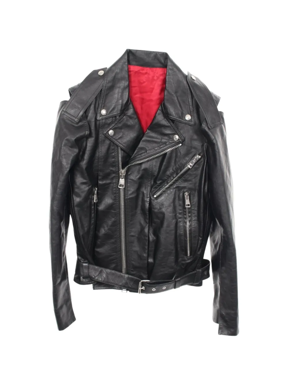 Valentino Garavani Pre-Owned 2020s open-shoulder biker jacket - Nero