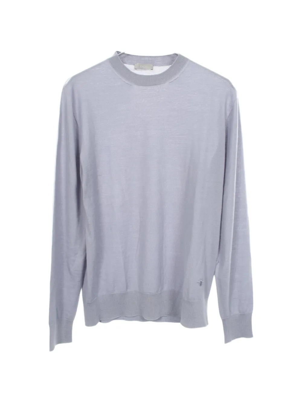 Christian Dior Pre-Owned 2000s Bee embroidered sweater - Grigio