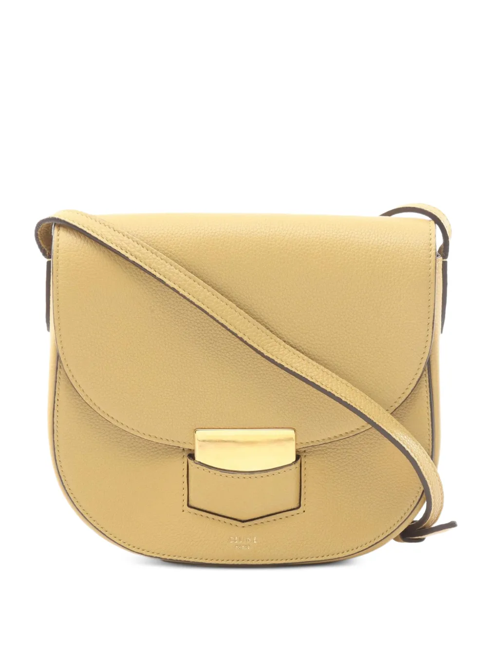 Celine Pre-Owned 2010s small Trotteur cross body bag - Toni neutri