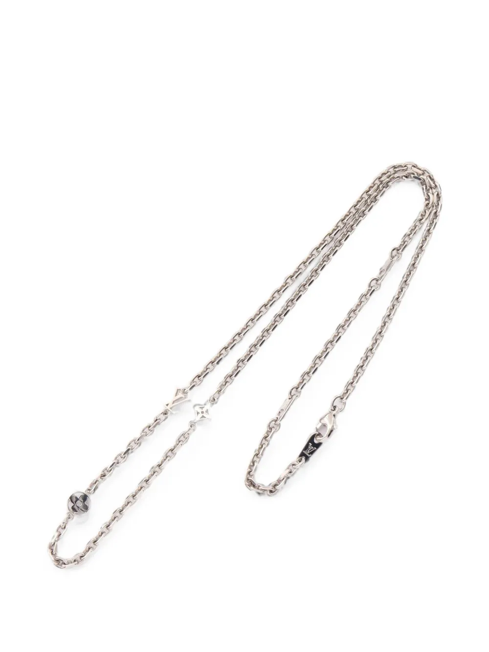 Louis Vuitton Pre-Owned 2025 Chain LV Yours necklace - Argento