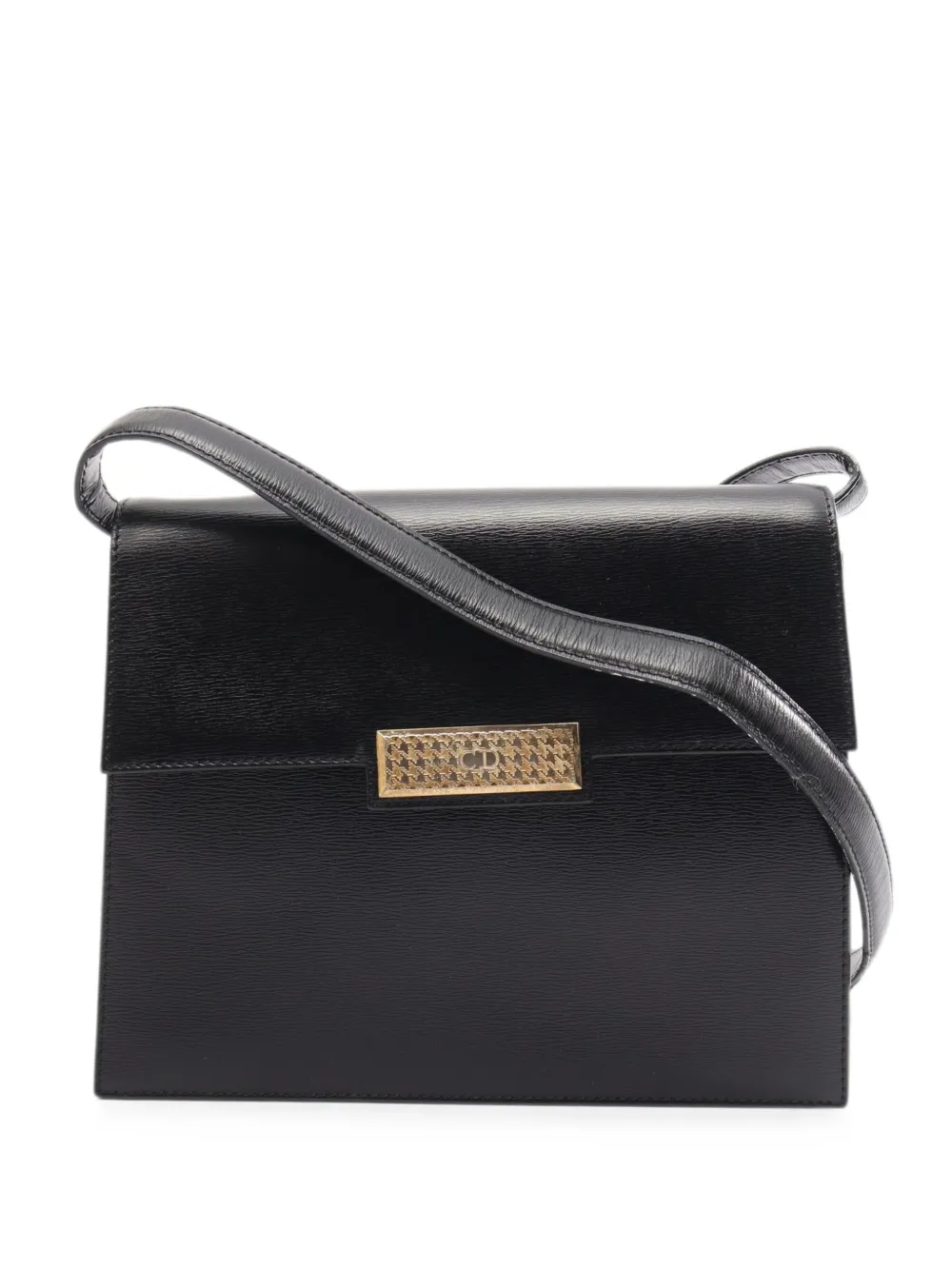 Christian Dior Pre-Owned 2000s logo-plaque shoulder bag - Schwarz
