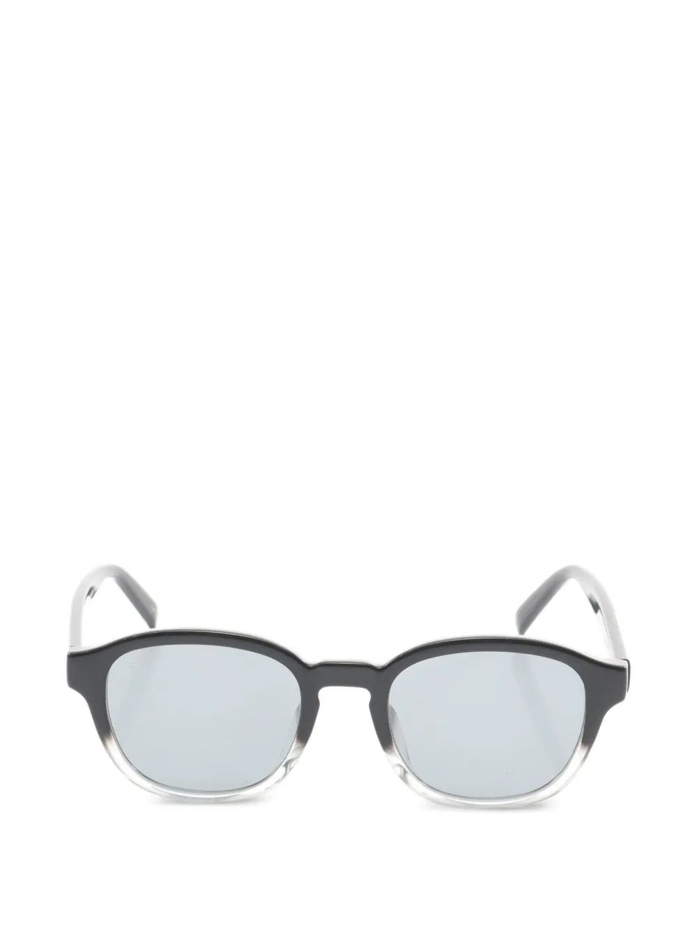 Gucci Pre-Owned round-frame logo-detail sunglasses - Nero