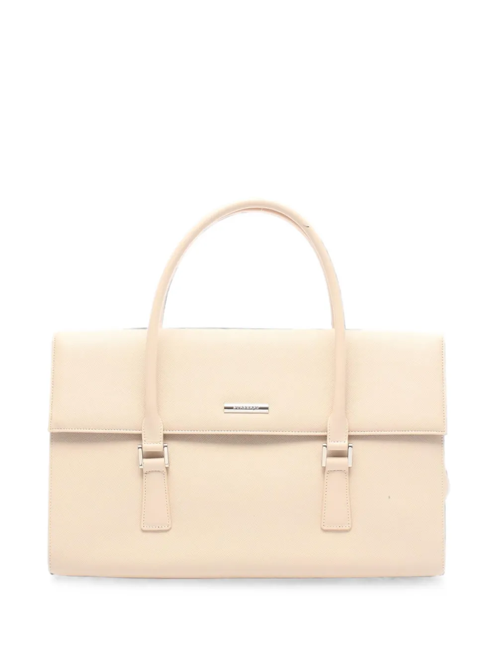 Burberry Pre-Owned 2000s textured leather tote bag - Rosa