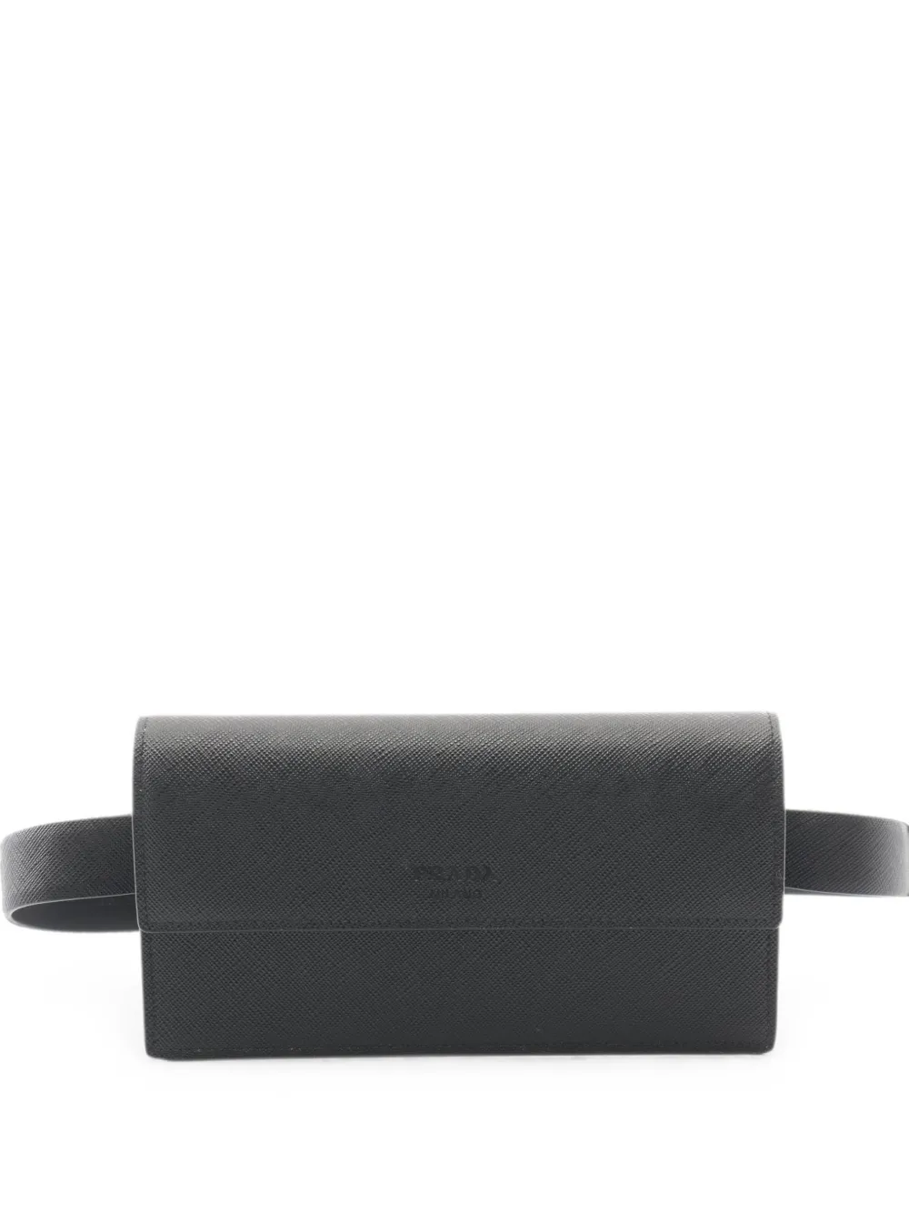Prada Pre-Owned 2010s Saffiano belt bag - Nero