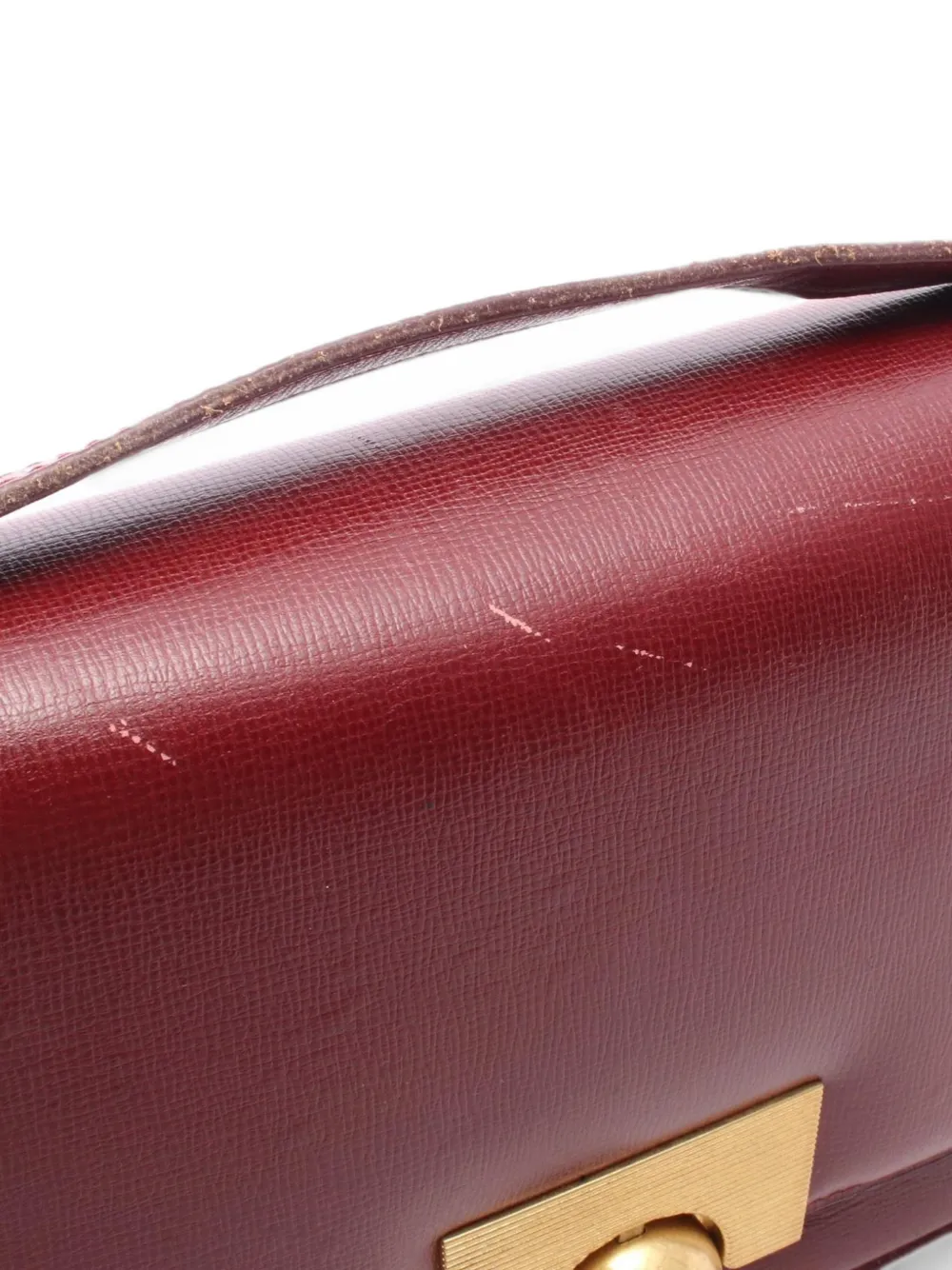 Bottega Veneta Pre-Owned 2000 schoudertas met draaislot Rood