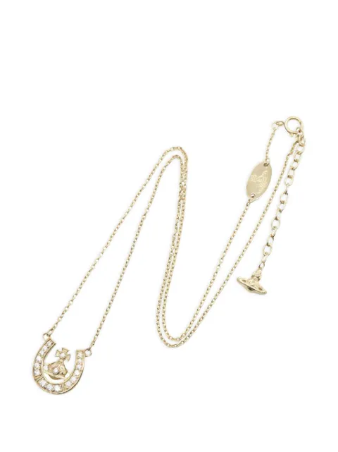 Vivienne Westwood Pre-Owned Mare Orb horseshoe necklace