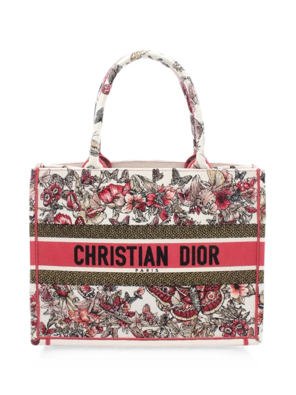 Christian Dior Pre-Owned 2010s medium Book Tote bag - Bianco