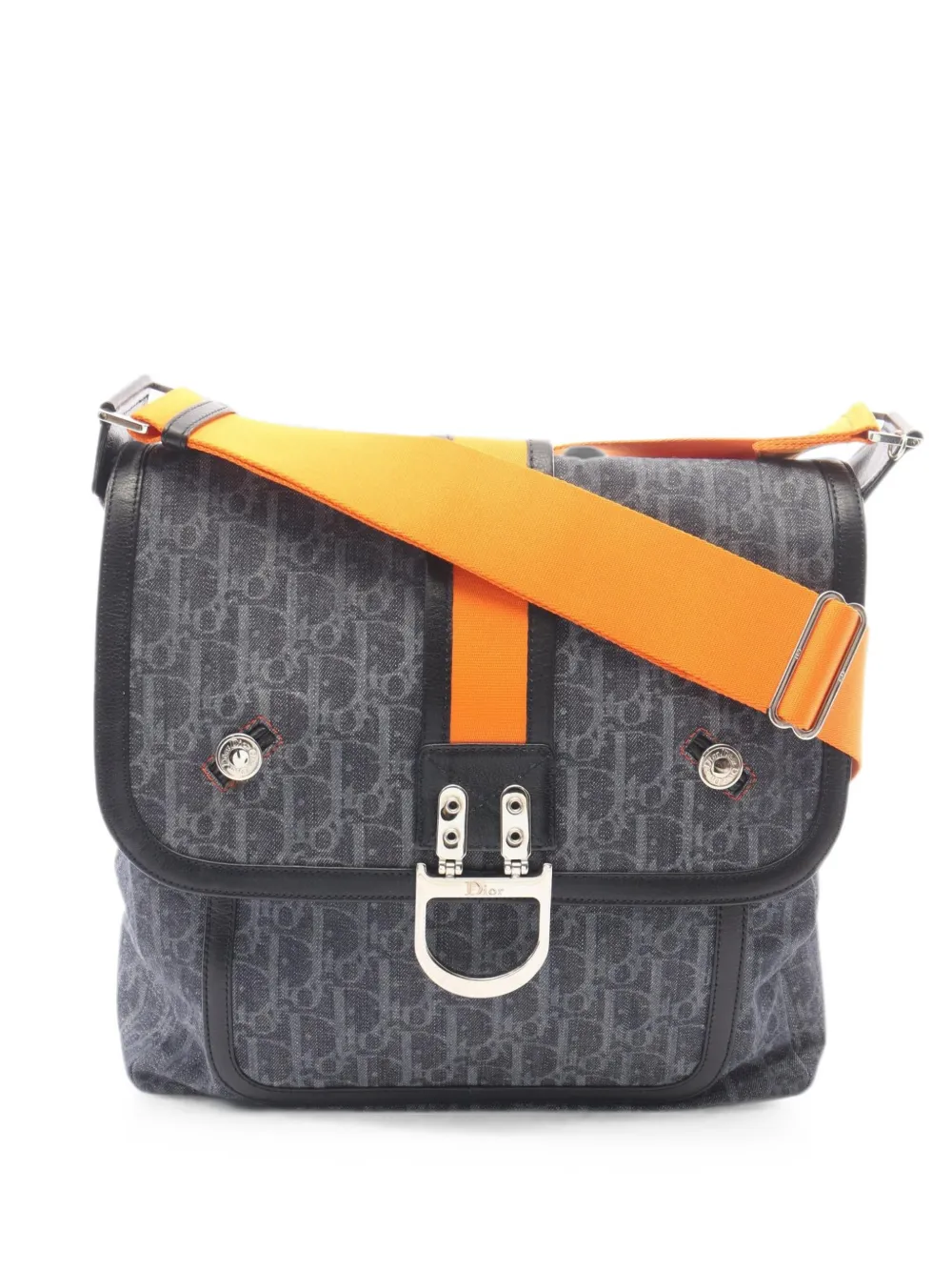 Christian Dior Pre-Owned 2010s Flight Line Trotter-monogram shoulder bag - Blau