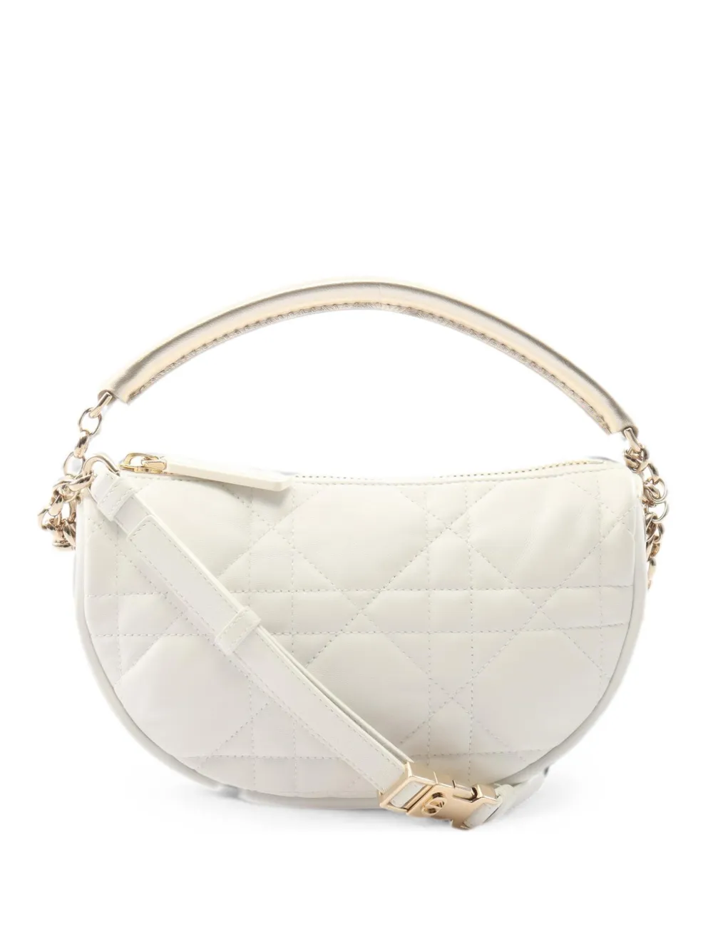 Christian Dior Pre-Owned 2010s Vibe Cannage leather tote bag - Weiß