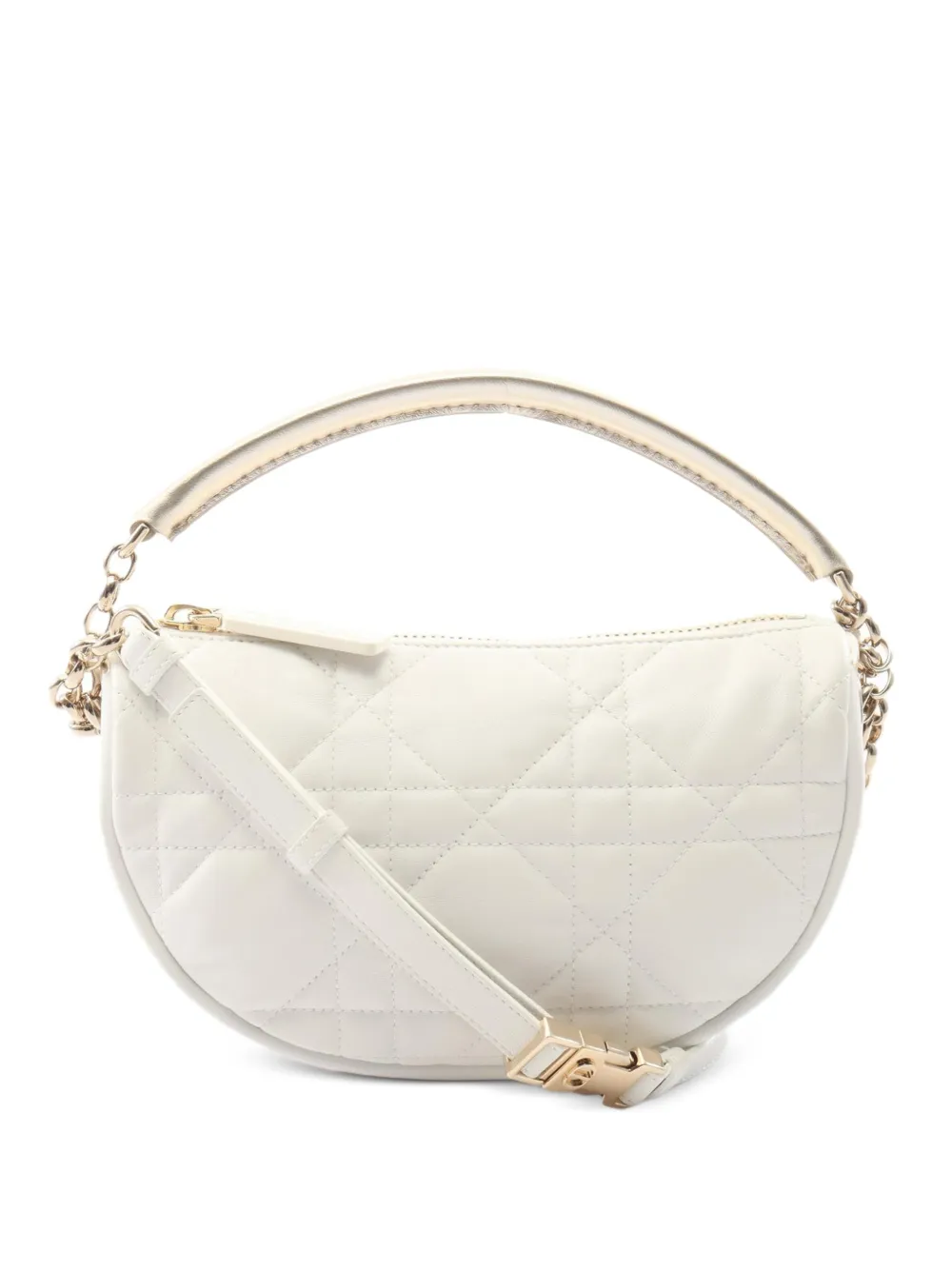 Christian Dior Pre-Owned 2010s Vibe Cannage leather tote bag - Weiß