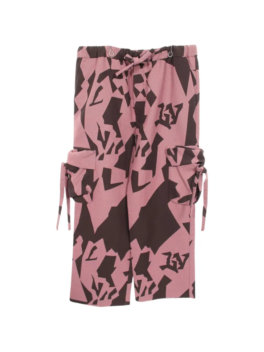 Louis Vuitton Pre-Owned 2010s graphic-print cargo pants - Rosa