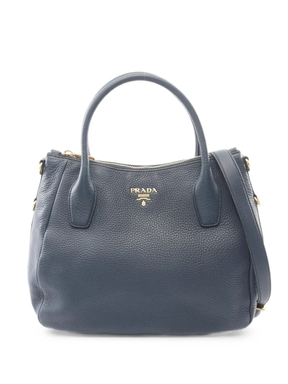 Prada Pre-Owned 2010s Vitello Daino handbag - Blu