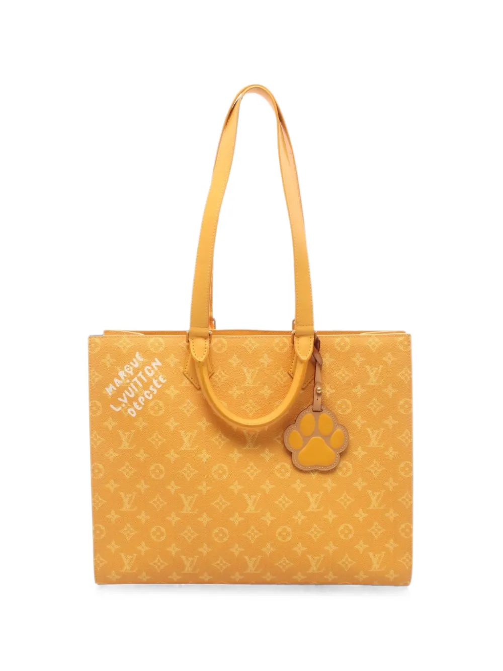 Louis Vuitton Pre-Owned 2021s Sac Plat 24H monogram heritage tote bag - Gelb