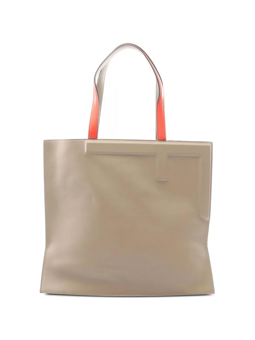 Fendi Pre-Owned 2010s flip logo-embossed tote bag - Toni neutri