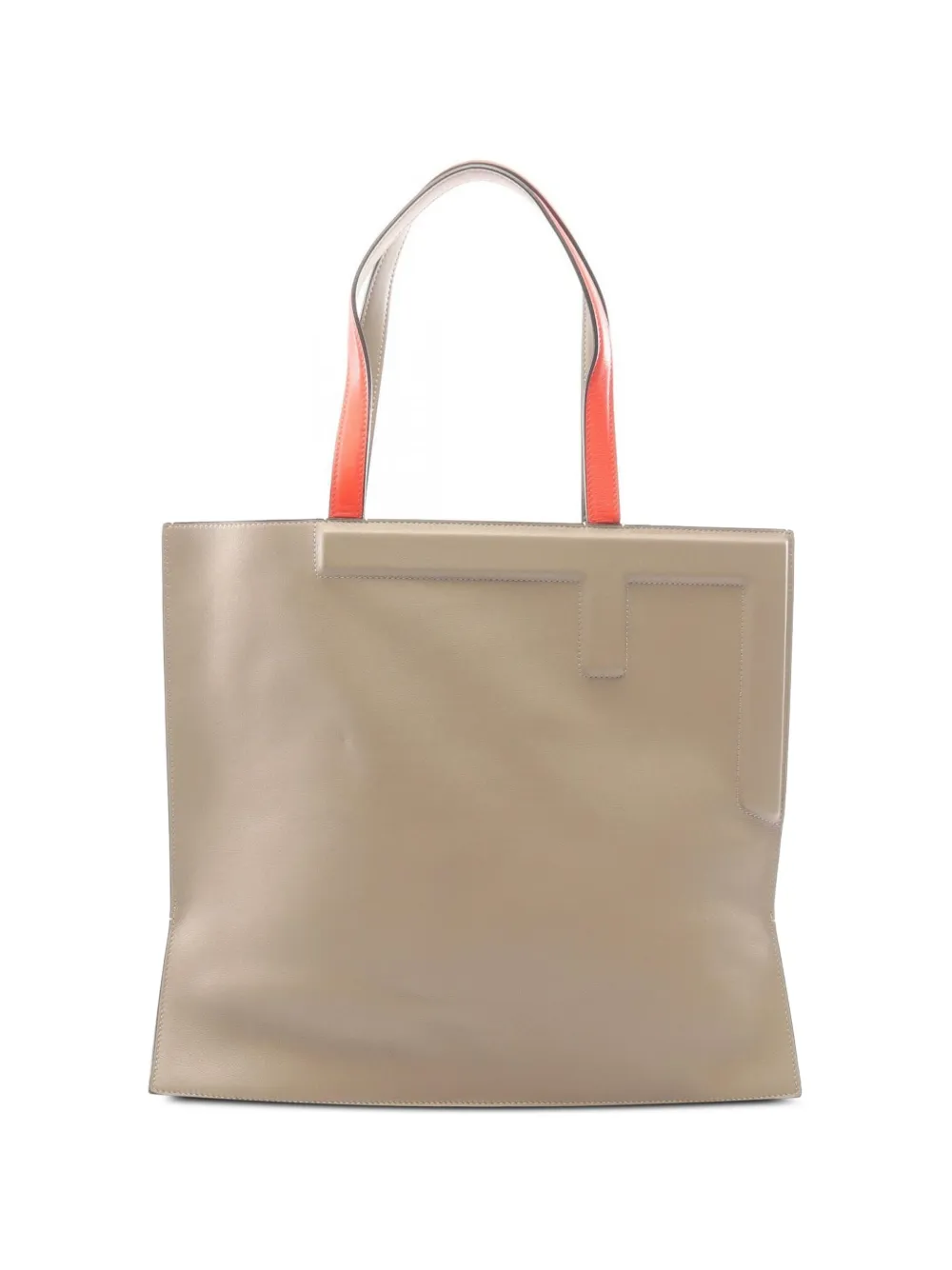 Fendi Pre-Owned 2010s flip logo-embossed tote bag - Nude