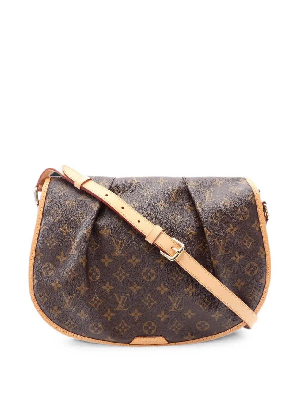 Louis Vuitton Pre-Owned 2012 MM Menilmontane Monogram canvas shoulder bag - Marrone