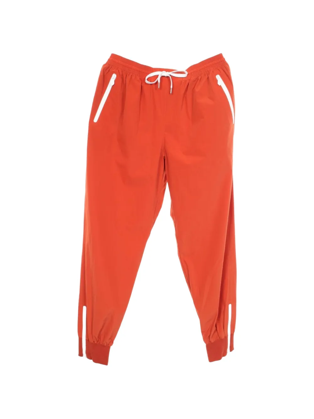 Hermès Pre-Owned 2010s drawstring track pants - Arancione