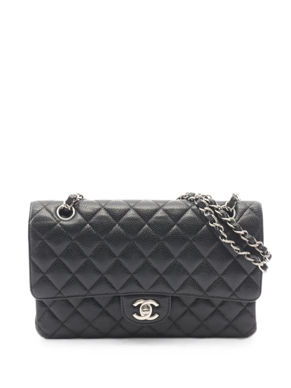CHANEL Pre-Owned 2014 Matelassé Caviar shoulder bag - Nero