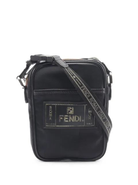 Fendi Pre-Owned 2000s Pequin logo-patch mini messenger bag