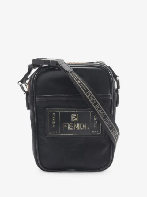 Fendi Pre-Owned 2000s Pequin logo-patch mini messenger bag