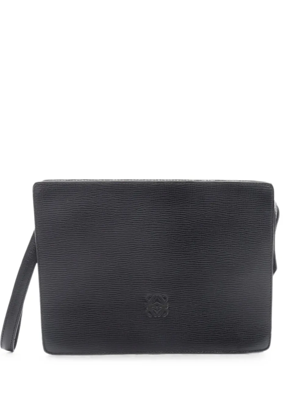 Loewe Pre-Owned 2000s Anagram clutch bag - Nero